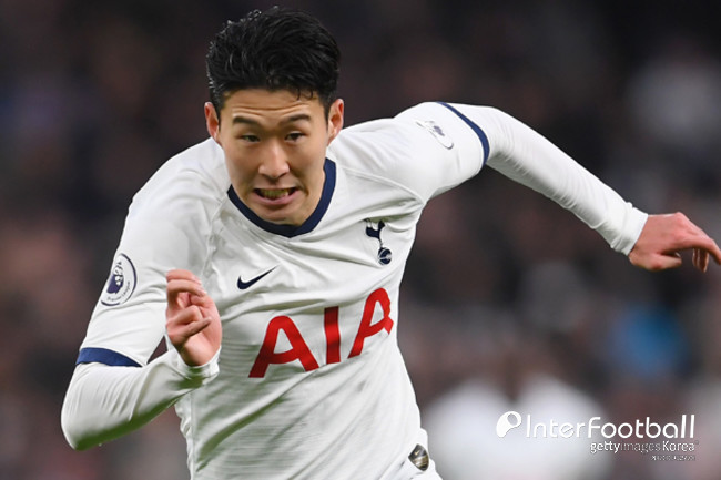 경기 중 손흥민