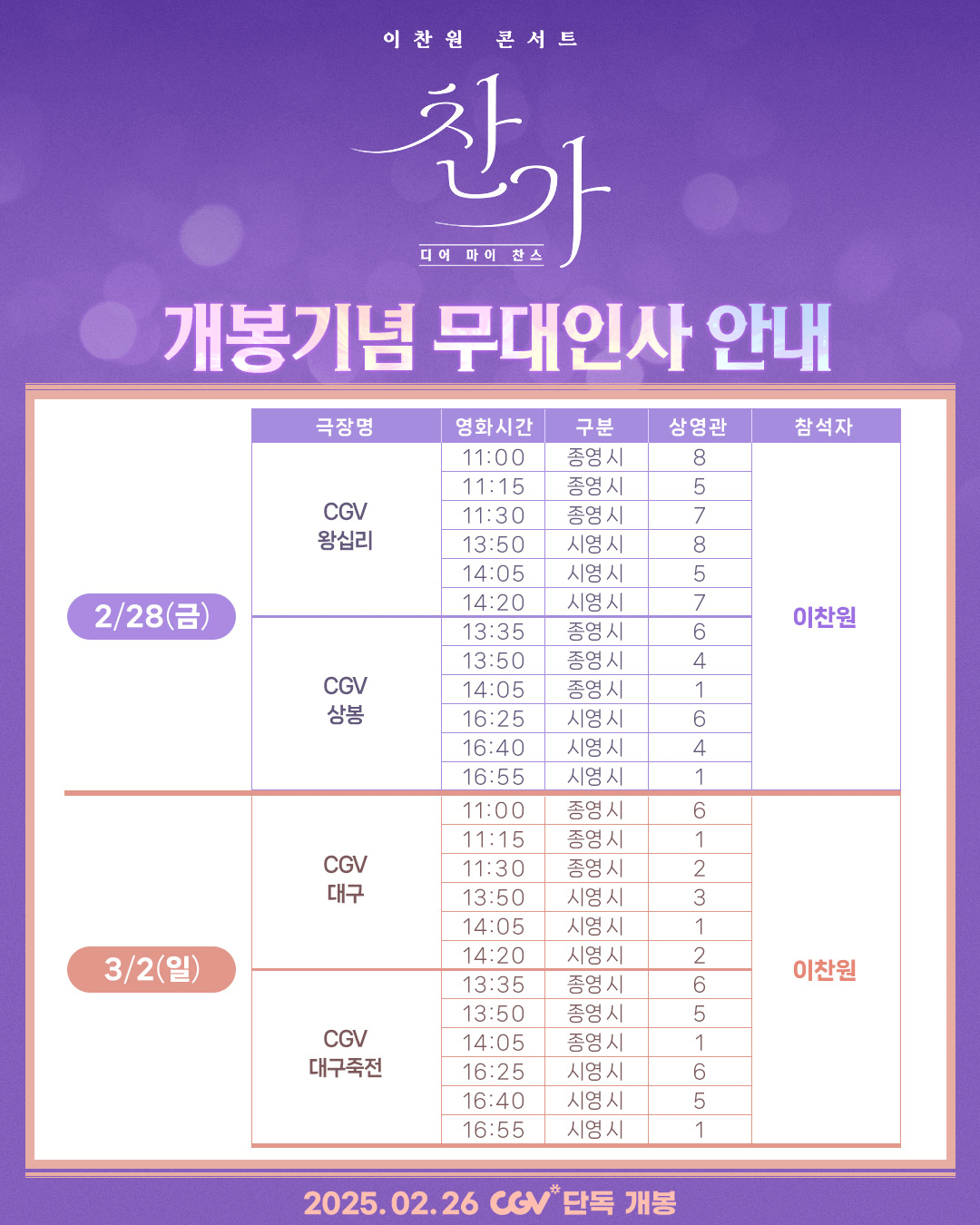 이찬원 콘서트 찬가: 디어 마이 찬스