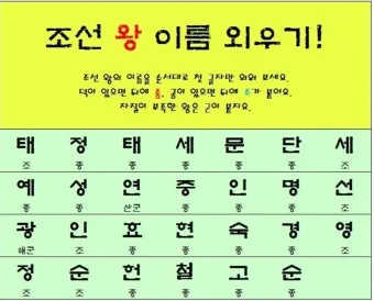 조선왕조 계보와 가계도에 관한 정보_21