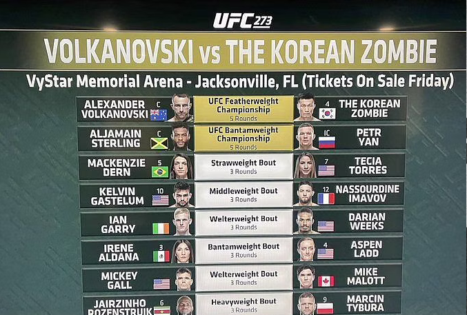 UFC 273