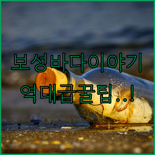 보성 율포 솔밭 해수욕장 숙소 바다이..