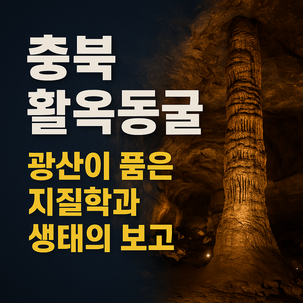 충북 활옥동굴, 광산이 품은 지질학과 생태의 보고