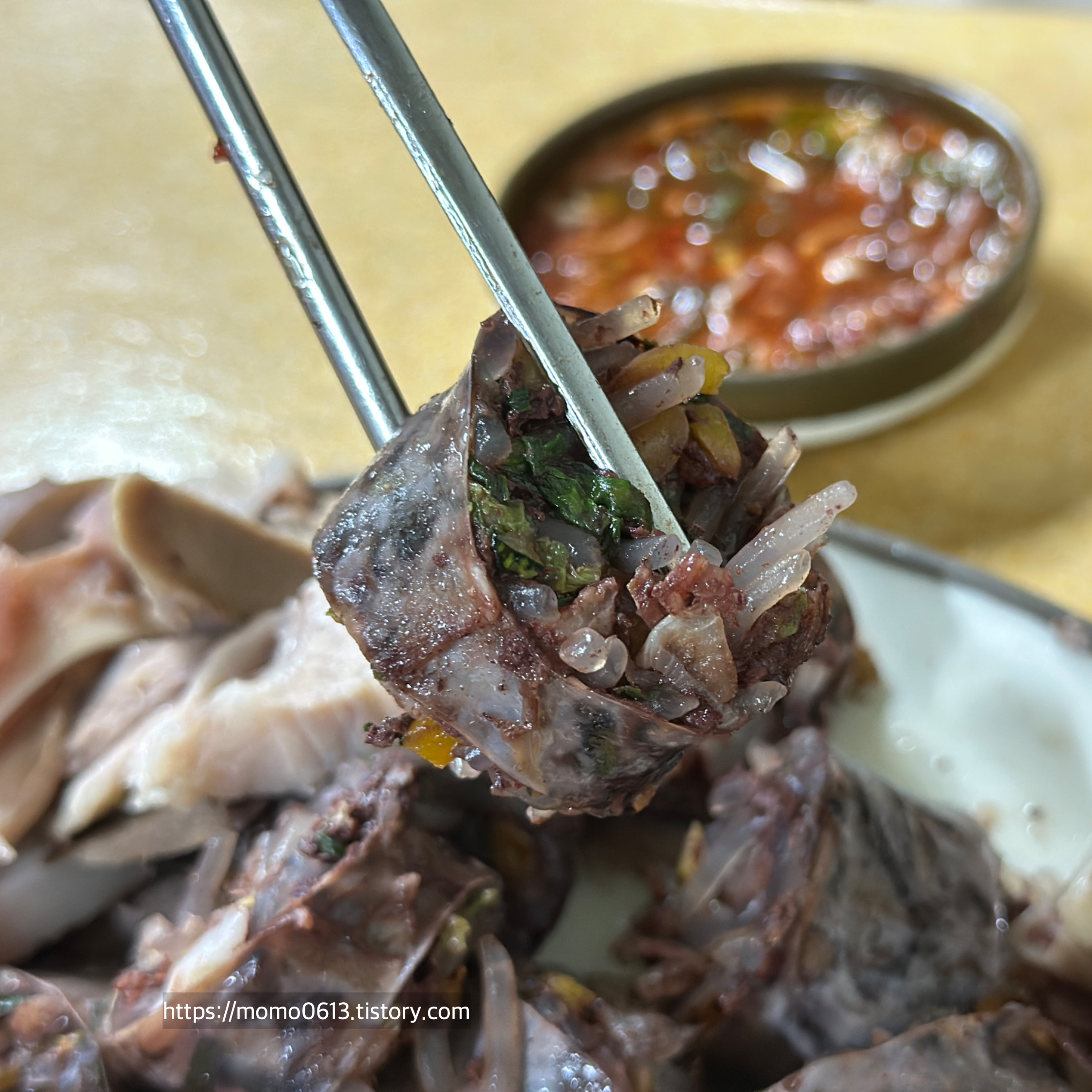 모듬순대 디테일