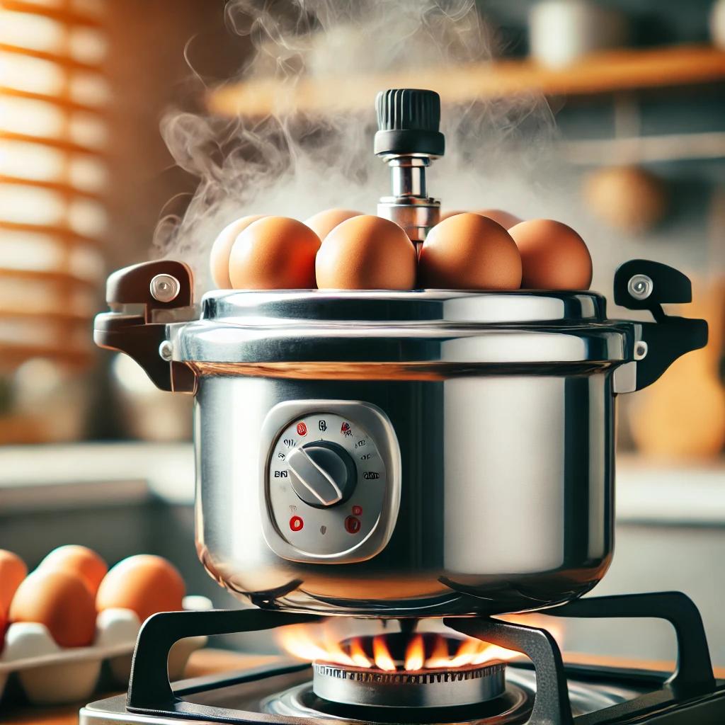 압력솥 맥반석 계란 만들기