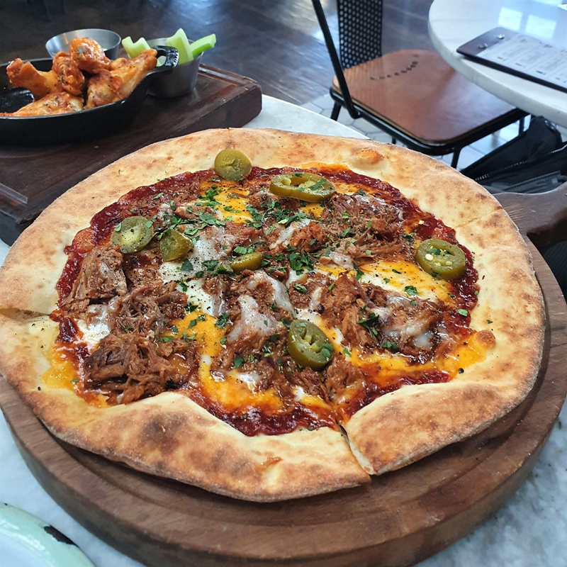 비비큐-풀드포크-피자