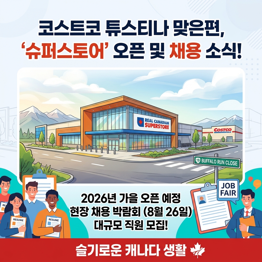 코스트코 튜스티나 맞은편 '슈퍼스토어' 오픈 일정 & 현장 채용 안내