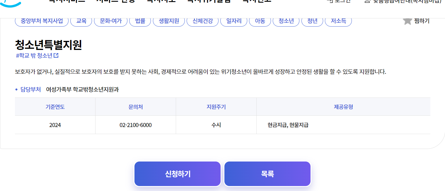 위기 청소년을 위한 지원 제도는 무엇