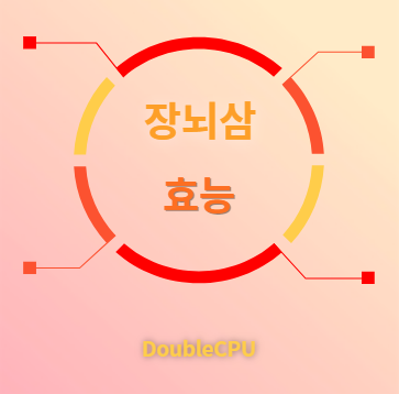 장뇌삼 효능