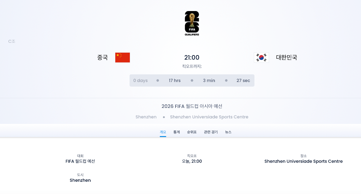 북중미 월드컵 아시아 예선