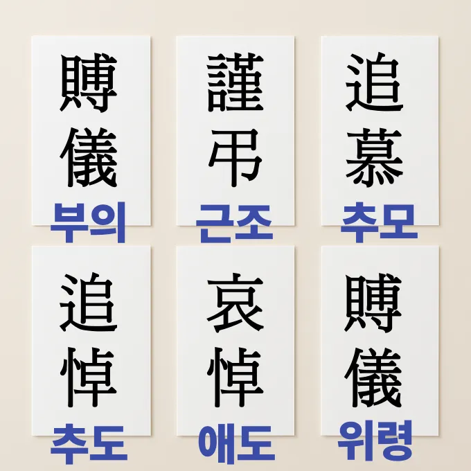 부의금 봉투 쓰는 법