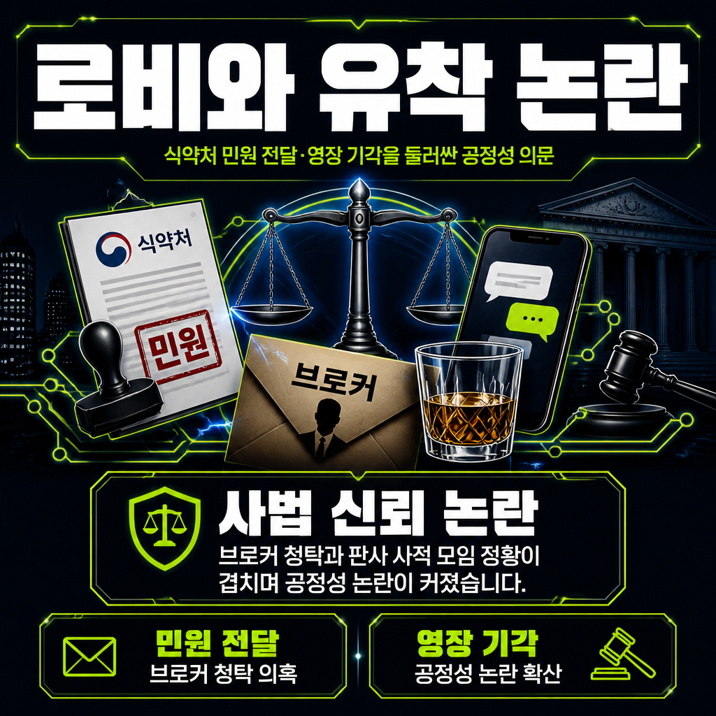 로비와 유착 논란