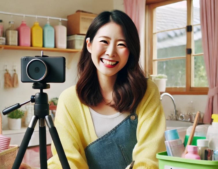 부업하는 엄마 이미지