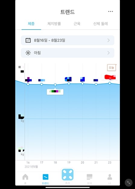 피쿡 스마트 인바디 체중계 어플 트렌드 기능