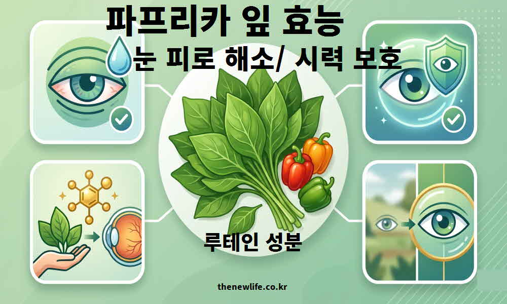 파프리카 잎 효능 눈 피로 해소 시력 보호