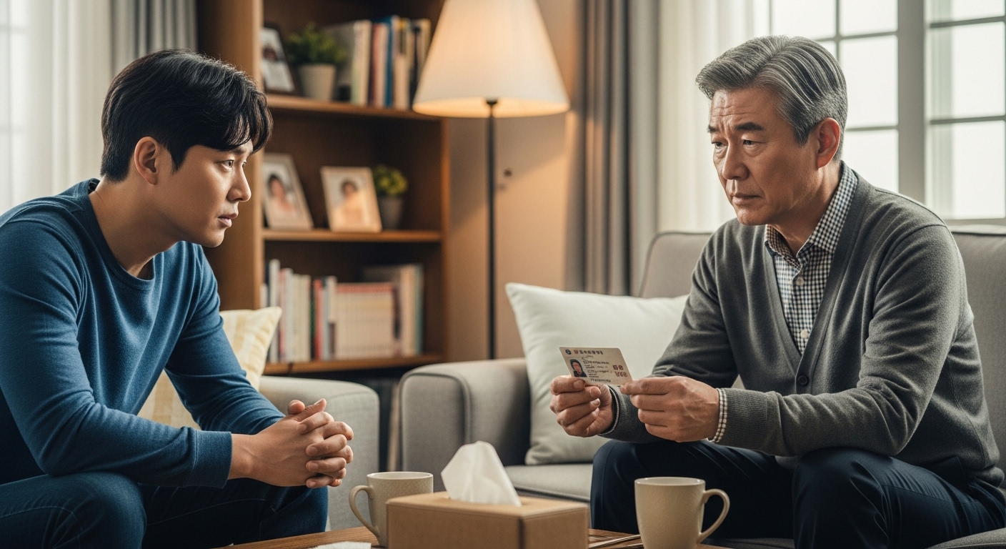 부모님과 면허 반납을 논의하는 장면 – 고령운전자 교통안전 정보