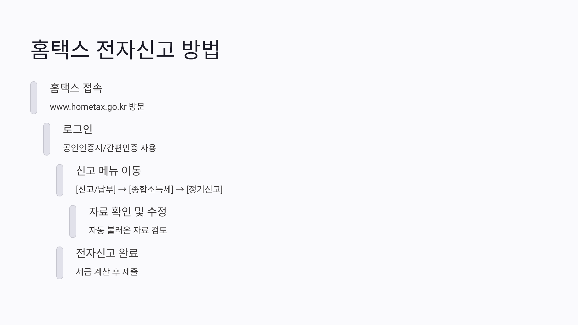 종합소득세 신고