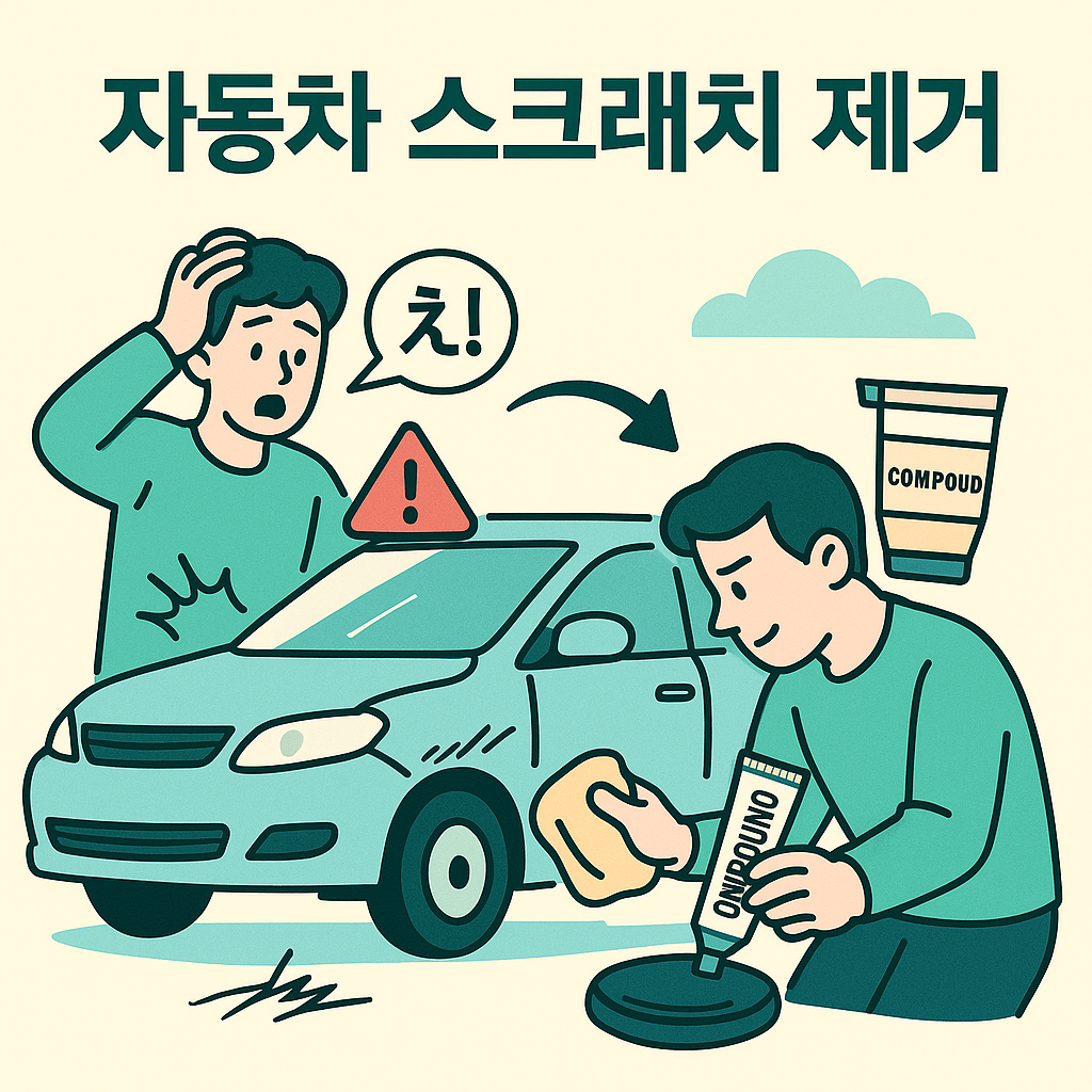 자동차 스크래치 제거 방법, 흠집 종류별 셀프 복원 꿀팁 총정리