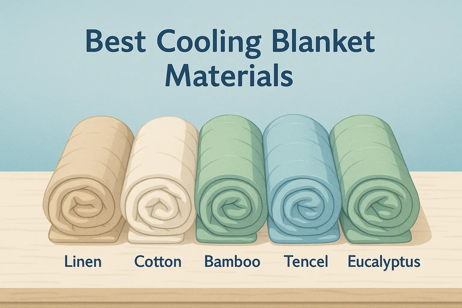 에어컨 없이도 시원한 이불｜2025년 여름 이불 소재 추천 BEST 5