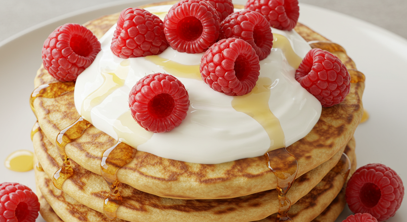 산딸기 팬케이크