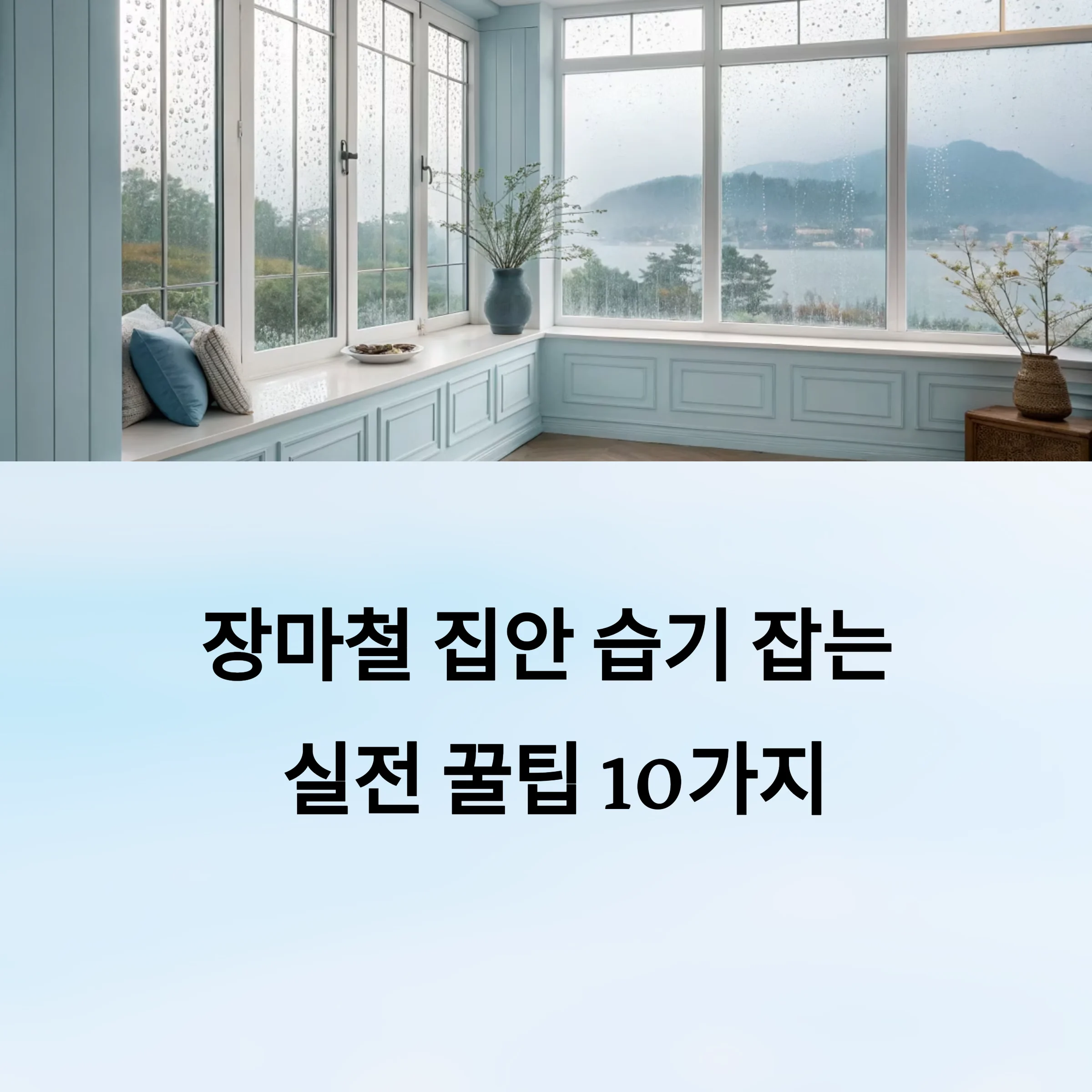 장마철-습기잡기