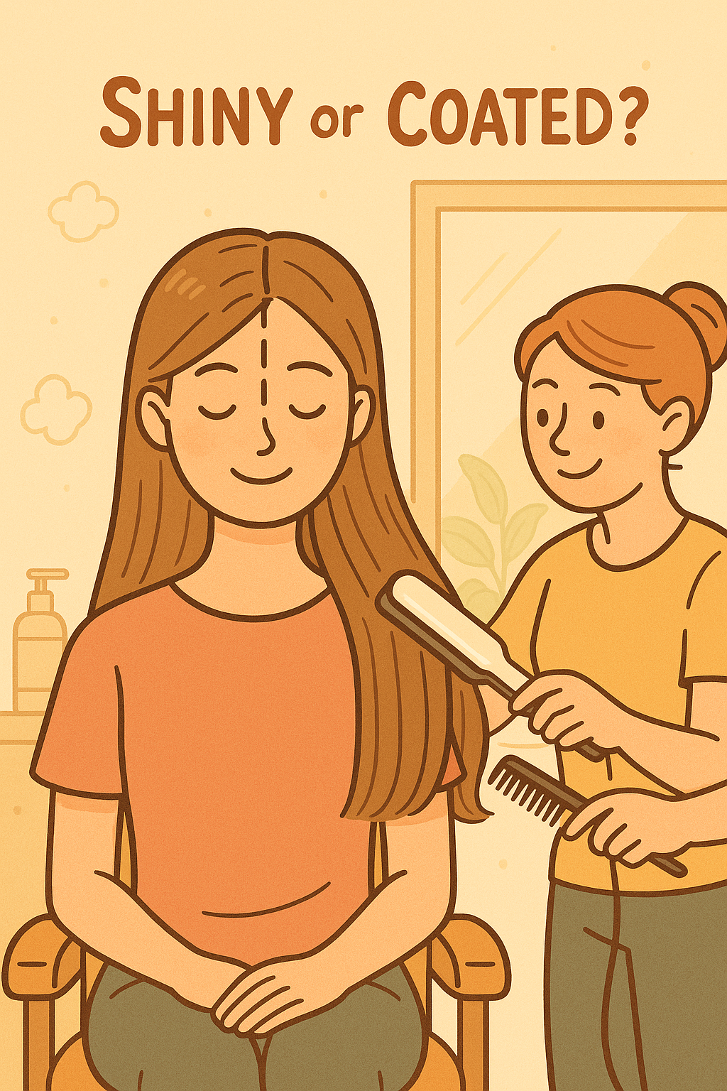 미용실 케라틴 시술의 진실, 윤기인가 코팅인가?