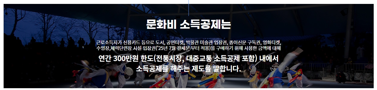 문화비 소득공제 혜택 총 정리