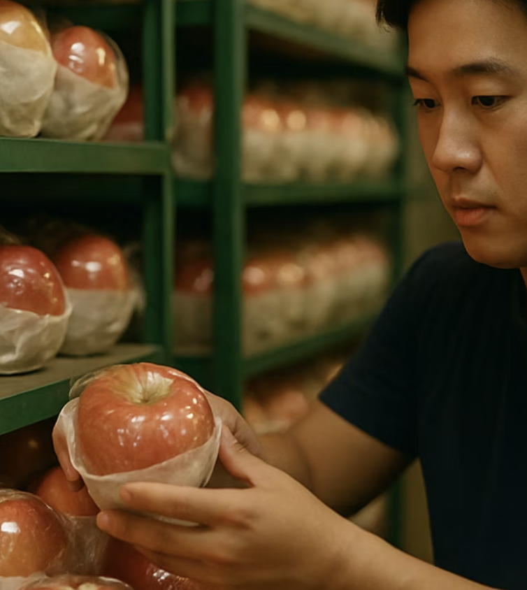 비법 1: 사과끼리도 &lsquo;개별 포장&rsquo;은 필수