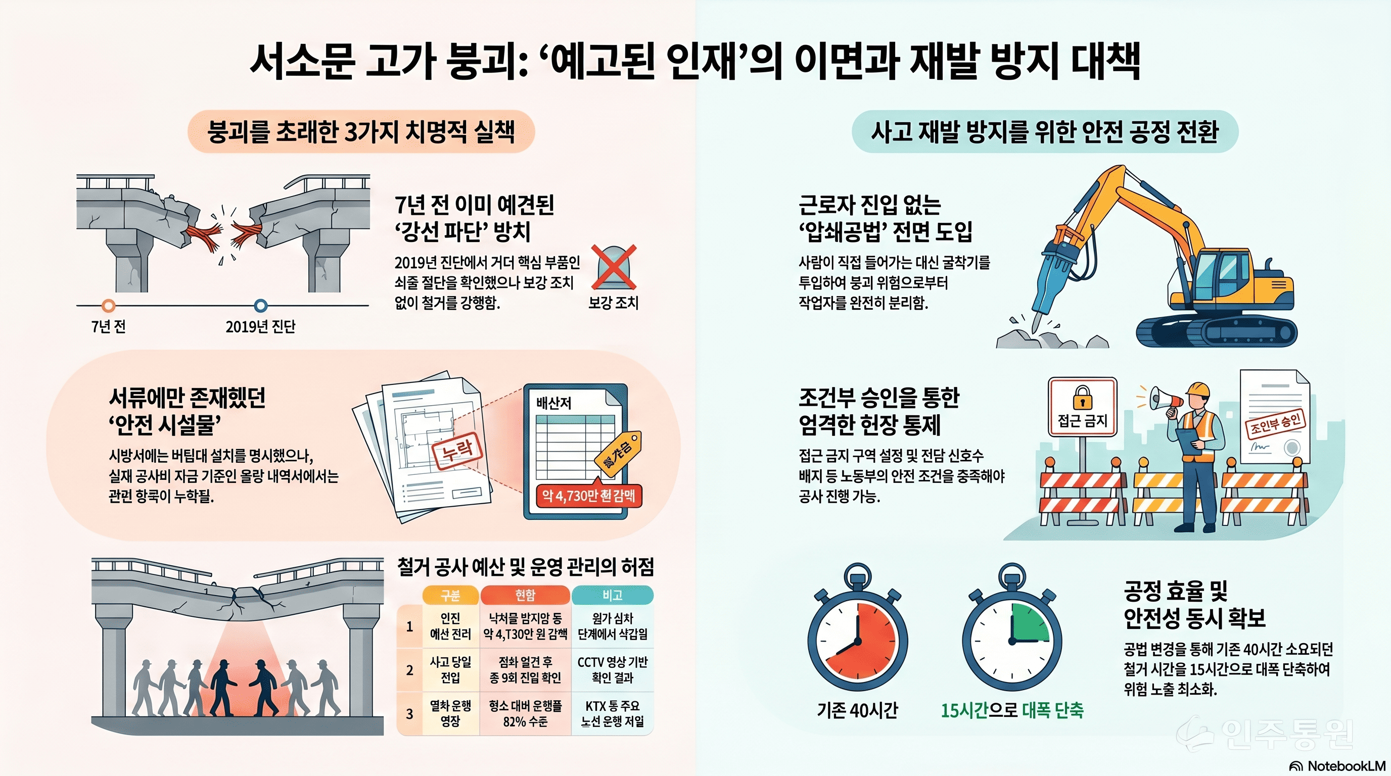 서소문 고가 붕괴 사고 재발 방지 대책