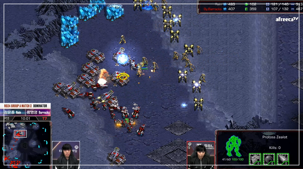 SSL 24강 A조 2경기 테란 진출