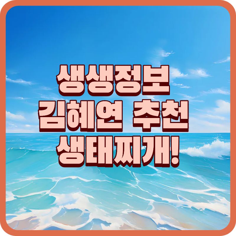 생태찌개 맛집|화성 생생정보 ‘김혜연 추천집’ 위치·가격·메뉴 총정리