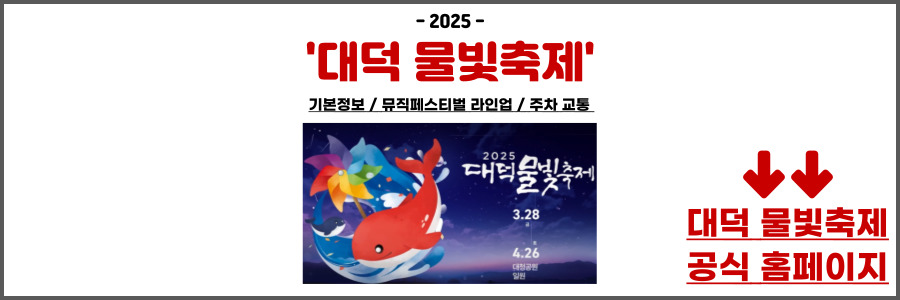 대덕물빛축제
