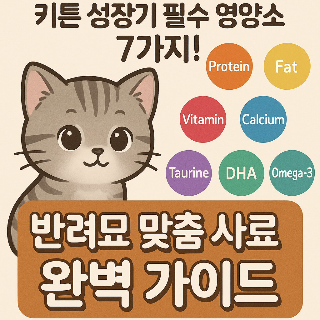 반려묘 맞춤 사료