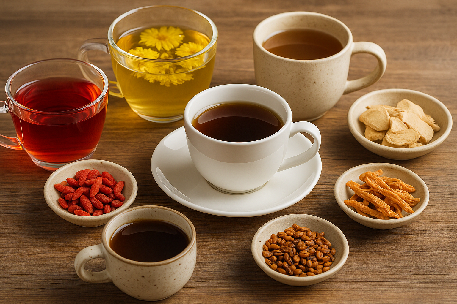 집에서 즐기는 시니어 건강차 TOP5