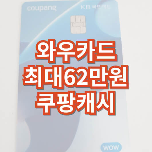 쿠팡-와우-카드-혜택-할인