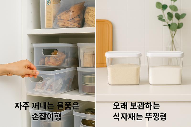 팬트리 정리함, 어떤 게 진짜 실용적일까?