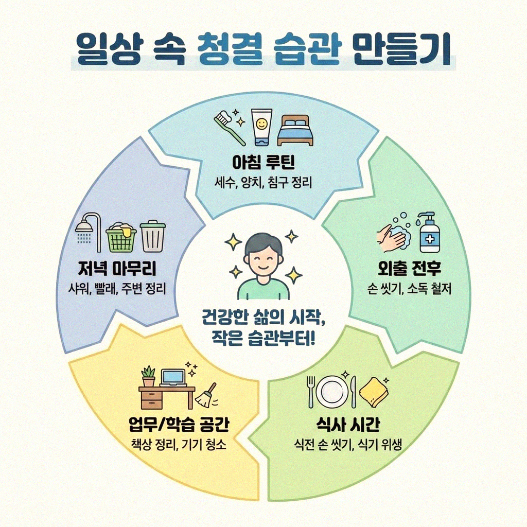 집안의 작은 영웅 방문 손잡이 청결 관리 얼마나 자주 해야 할까요