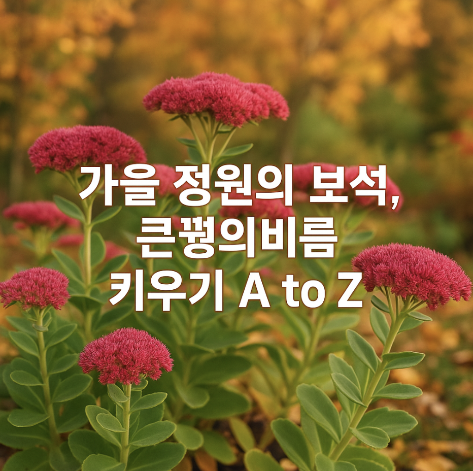 가을 정원의 보석, 큰꿩의비름 키우기 A to Z
