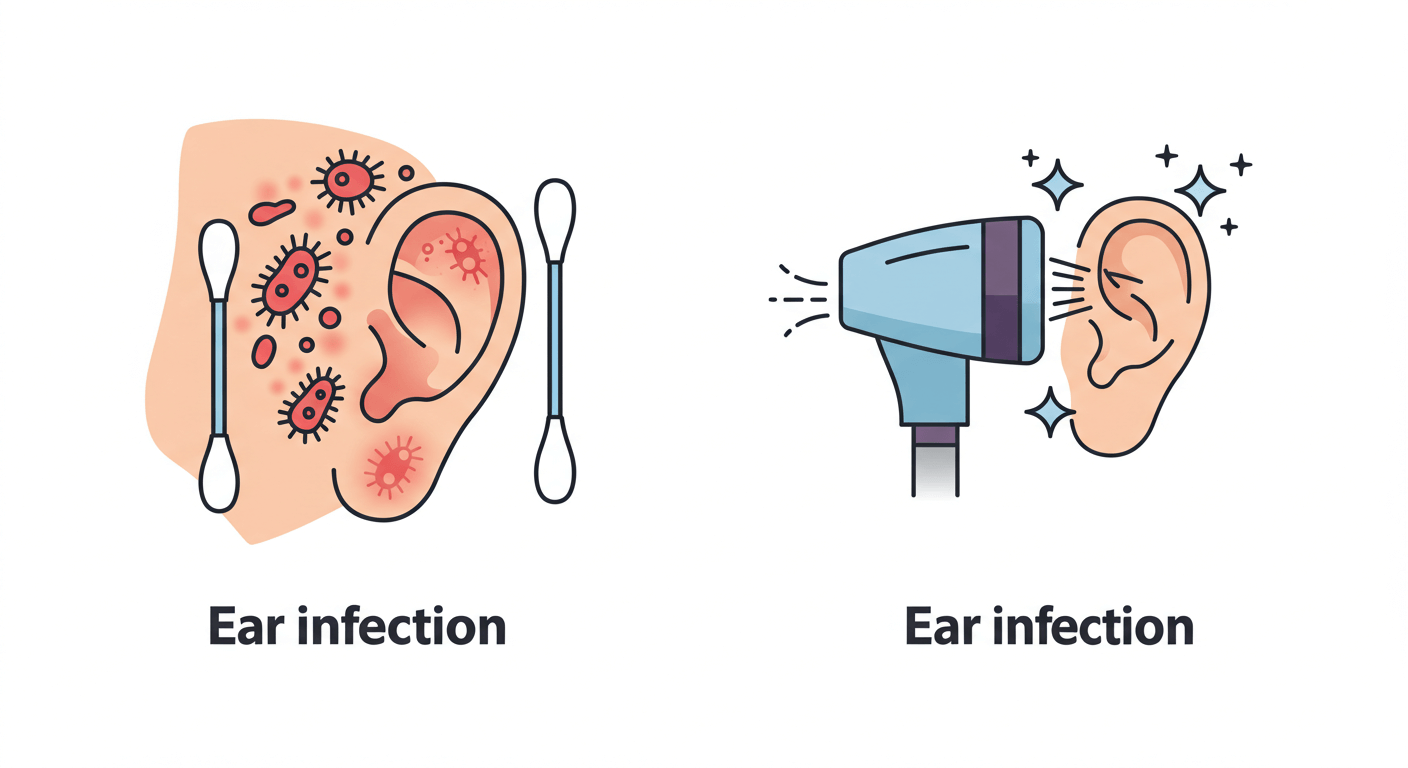 외이도염 예방 관점에서 비교