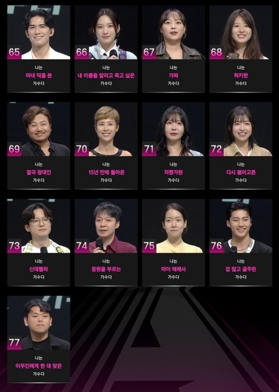 싱어게인3 참가자