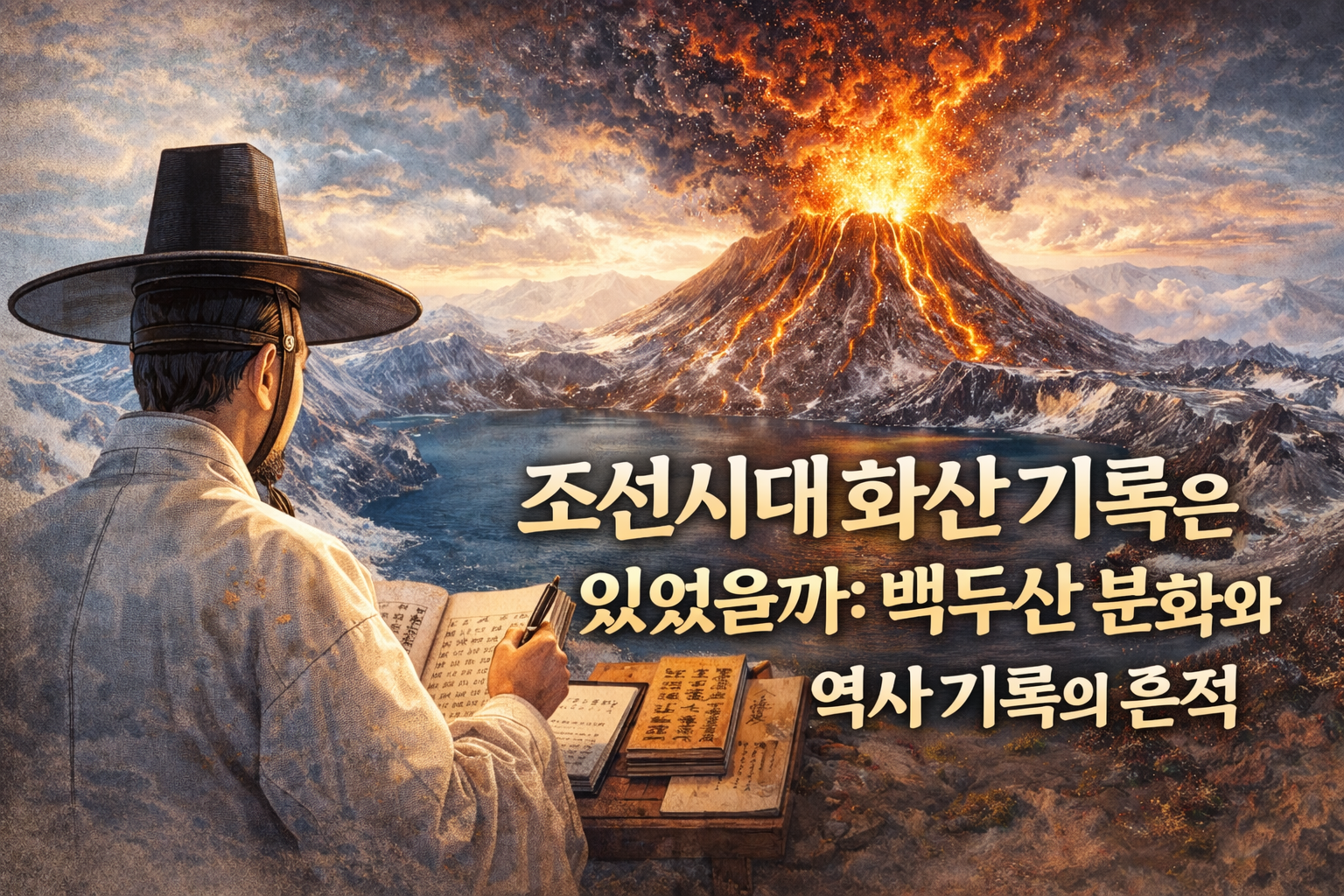조선시대 화산 기록은 있었을까: 백두산 분화와 역사 기록의 흔적