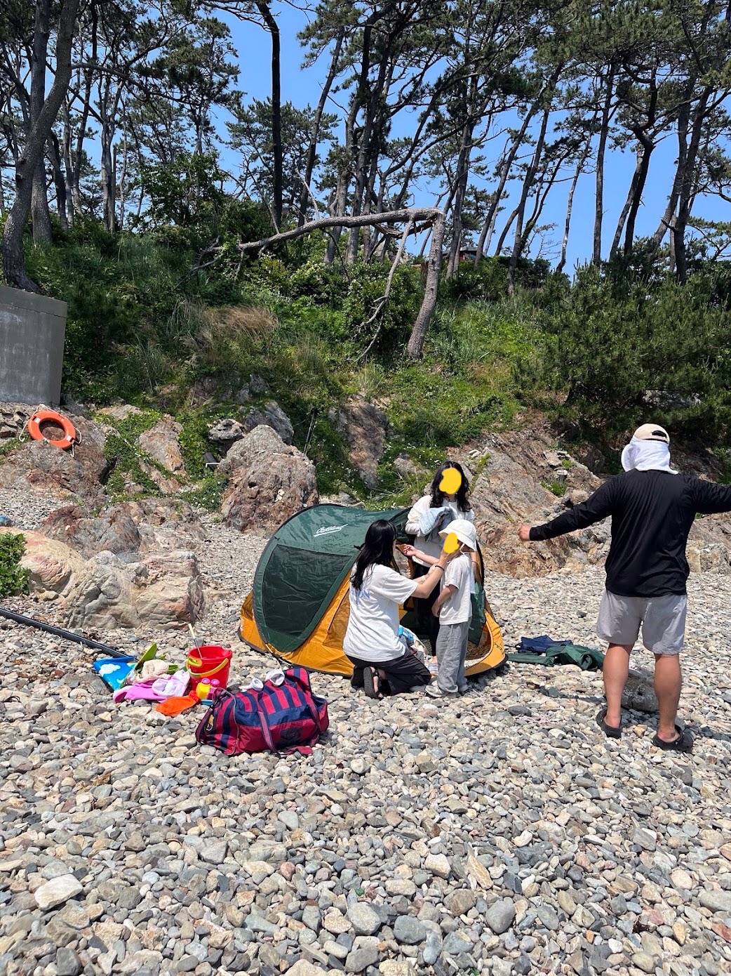 텐트설치