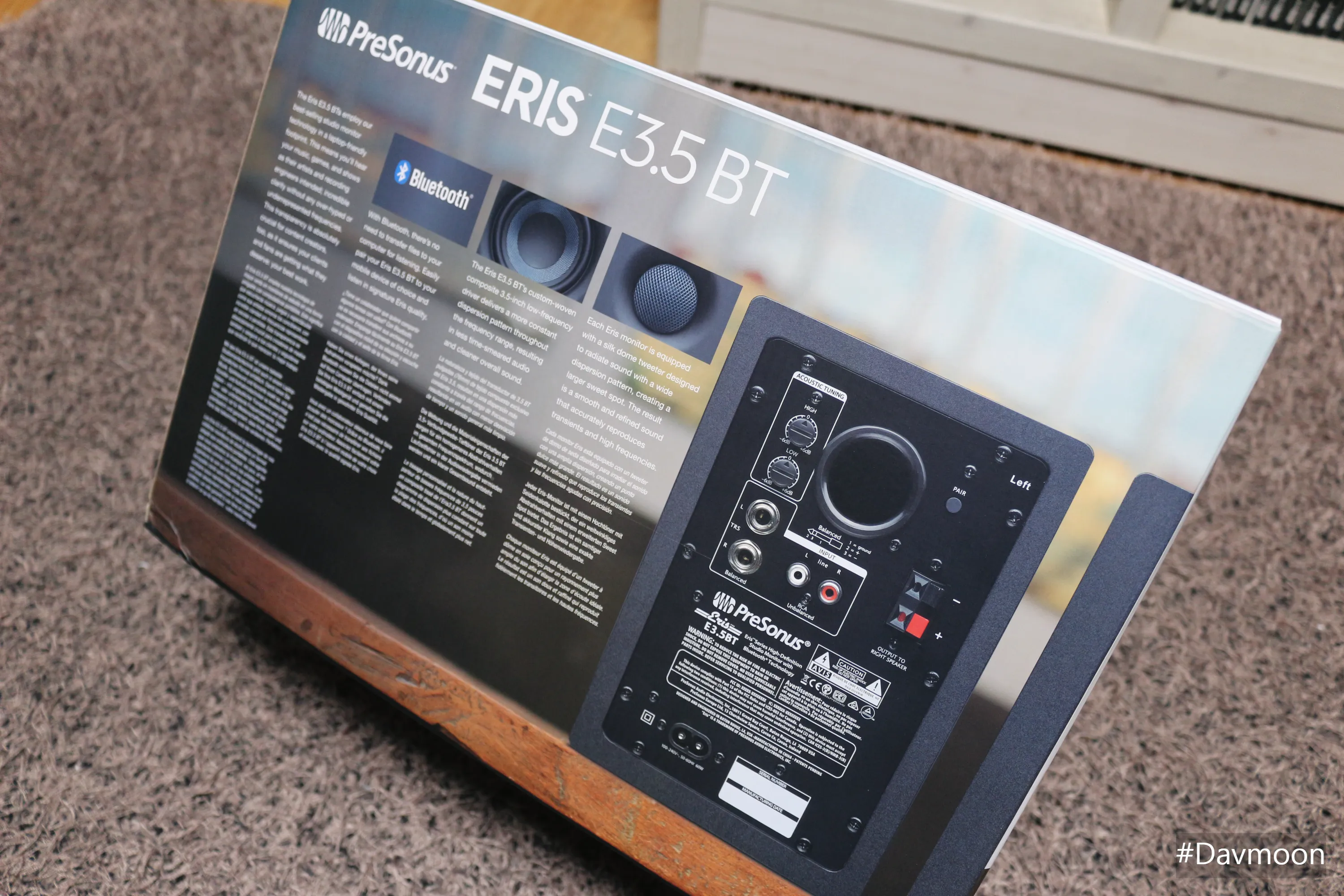 PreSonus ERIS E3.5 BT 상자 뒷면