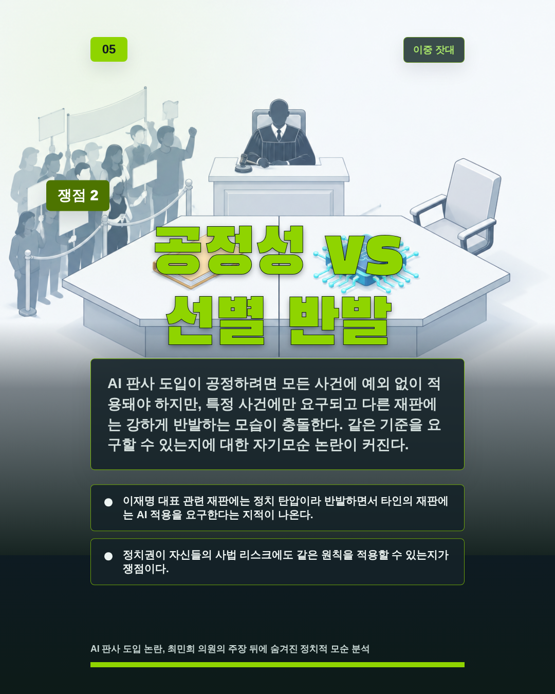 공정성 vs 선별 반발