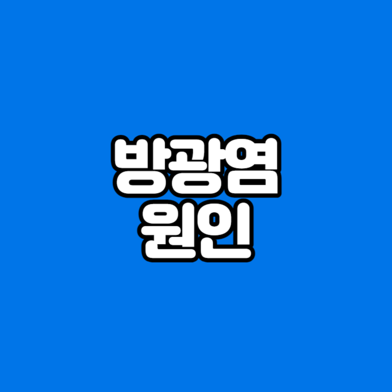방광염 원인