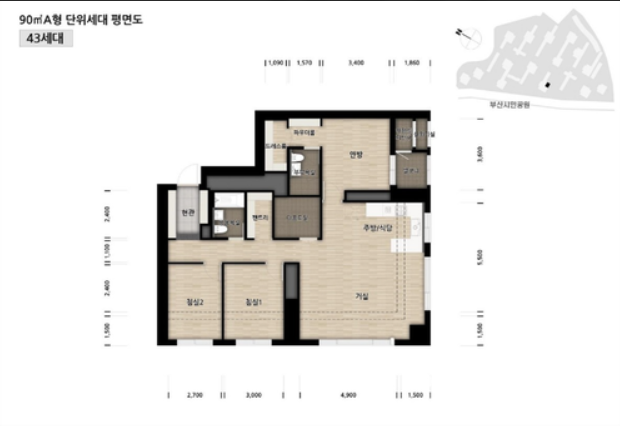 촉진3구역 평면도