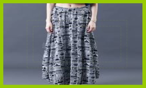 더엣지 플로럴 스커트