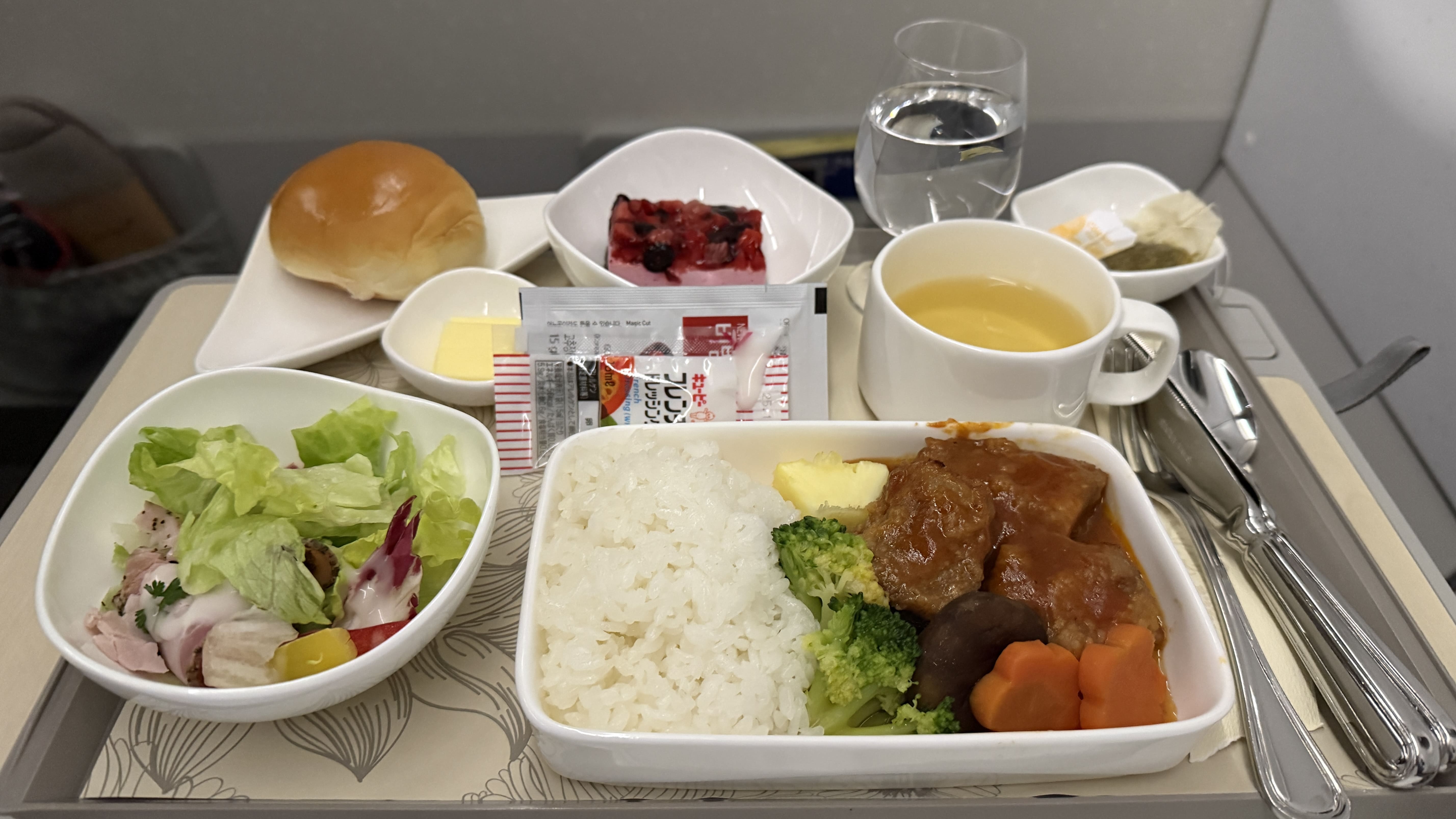 아시아나 비즈니스 클래스 기내식