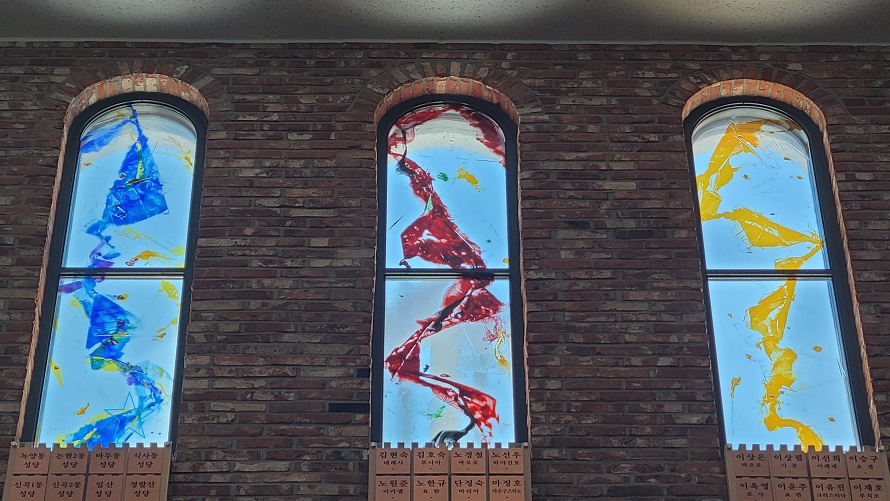 의정부 민락동성당 스테인드글라스