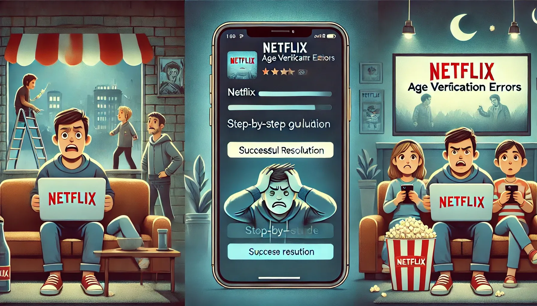 넷플릭스 연령인증 오류 해결 방법