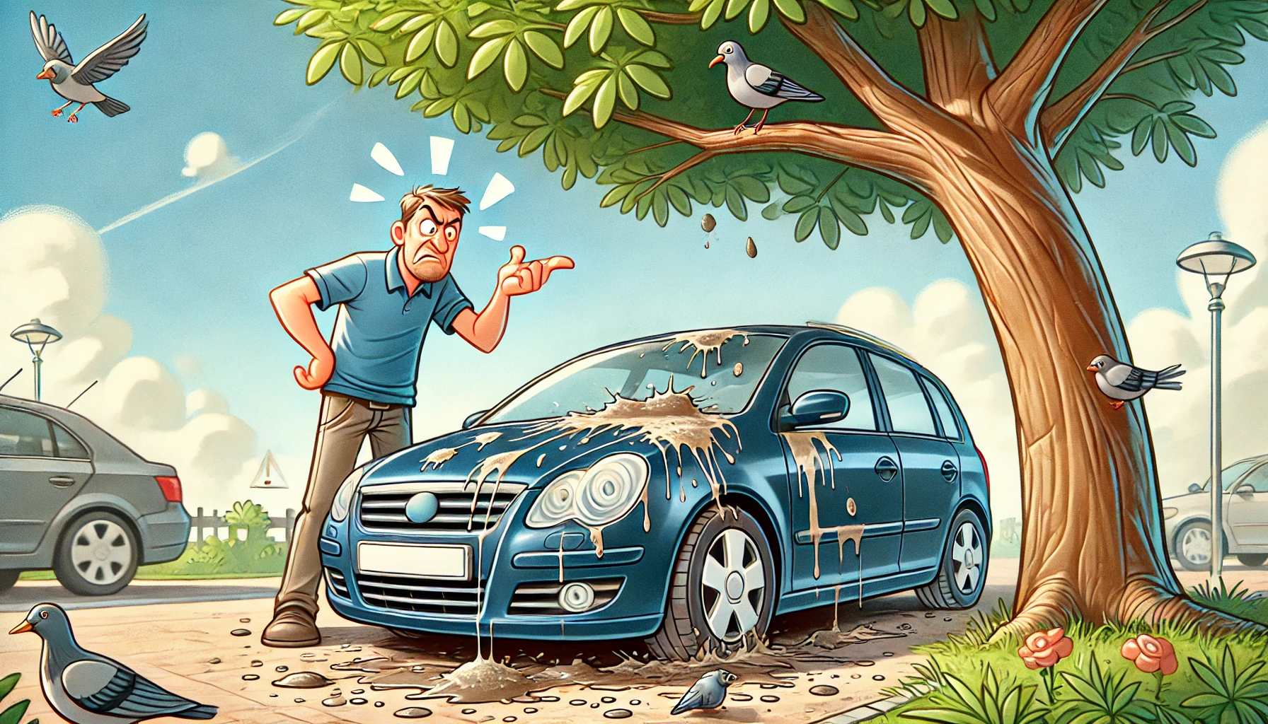 자동차에-새똥이-떨어졌을-때-하지-말아야-할-행동